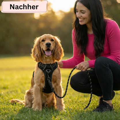 PfotenSanft™ Entlastungs- & Anti-Zieh-Geschirr