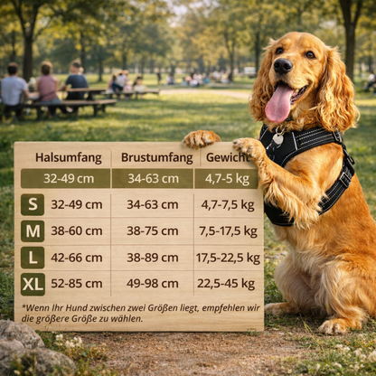 PfotenSanft™ Entlastungs- & Anti-Zieh-Geschirr
