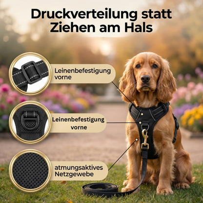 PfotenSanft™ Entlastungs- & Anti-Zieh-Geschirr