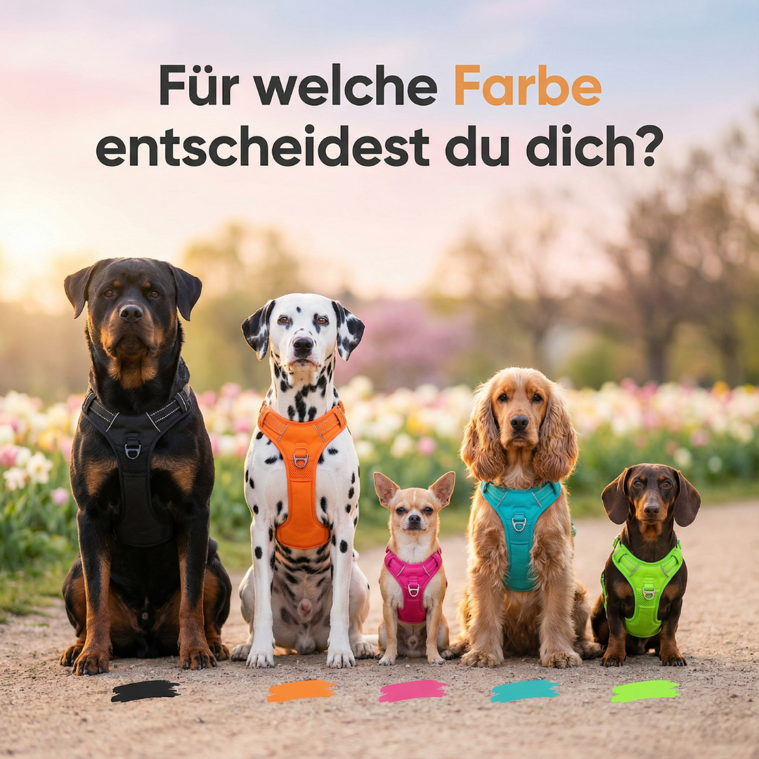 PfotenSanft™ Entlastungs- & Anti-Zieh-Geschirr